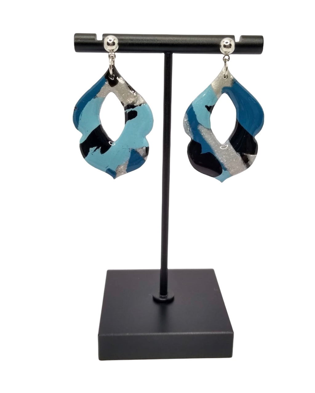 The Astrid in Blue Handmade Earrings - ADSO Creations