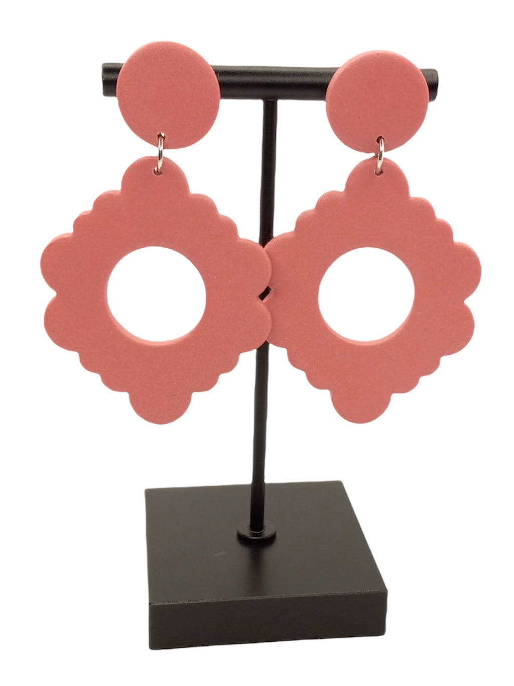The Clarissa in Pink Handmade Earrings